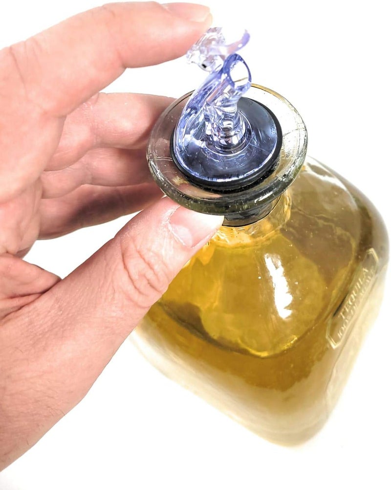 AmeriPour - Speed Pourer - Patron Pour Spout With Gravity Flap - Made 100% In The USA. Free Flow Bar Spouts That Don't Leak - No Cracks, Just A Smooth Cocktail Pour Every Time. (Clear) - Image 3